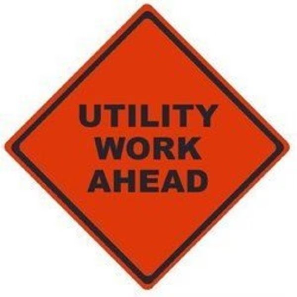TRAFFIC, UTILITY WORK AHEAD, , RUMR4827, Nmc, Mfr#: RUMR4827